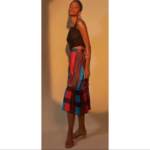 Anthropologie Eva Franco Striped Skirt 2 - Picture 6 of 10
